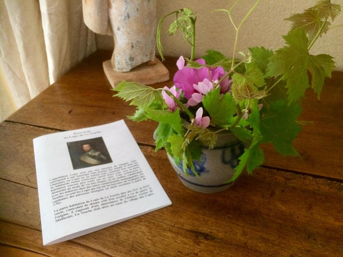 Saint-Hilaire-des-Loges Logis De La Touche Bed & Breakfast エクステリア 写真